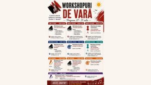 Centrul Cultural Județean “Theodor T. Burada” Constanța organizează workshopuri gratuite | AUDIO