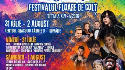 ”Festivalul Floare de colț”, la Zărnești