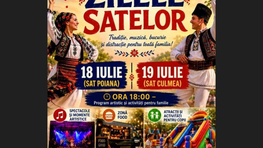 Zilele orașului OVIDIU: Competiții sportive, spectacole și activități pentru copii