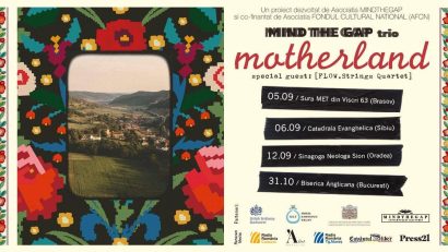 Patru concerte de jazz simfonic MINDTHEGAP Trio în spații de patrimoniu din Transilvania și București