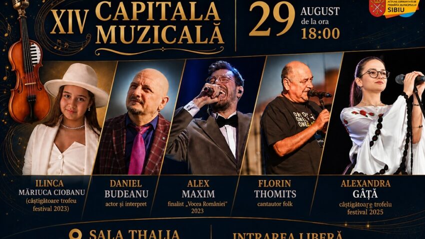 SIBIU: Muzica unește lumi la Festivalul Internațional „Capitala Muzicală”