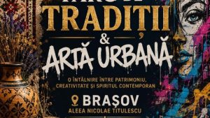 Târg de tradiții și artă urbană, la Brașov