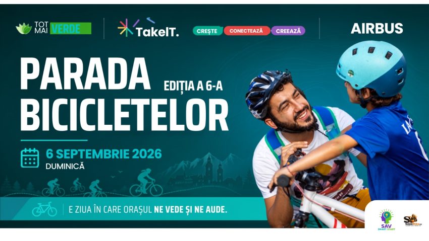 BRAȘOV: Parada Bicicletelor, pe 6 septembrie