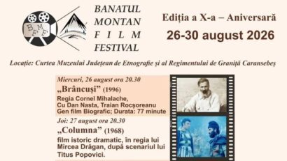 Festivalul de Film „Banatul Montan”, la ediția a X-a. Proiecții în aer liber, la Caransebeș