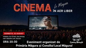 Bacău. Proiecție de film în aer liber sâmbătă, în comuna Măgura