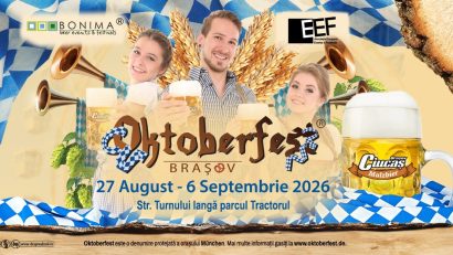 La Brașov începe Oktoberfest 2026