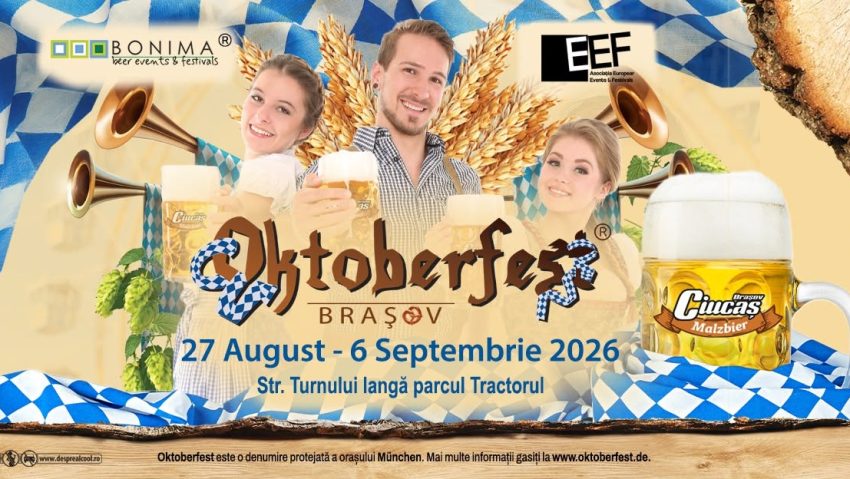 La Brașov începe Oktoberfest 2026