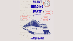 O oră de lectură în tăcere, într-un tren București–Constanța. Primul „Silent Reading Party” feroviar din România