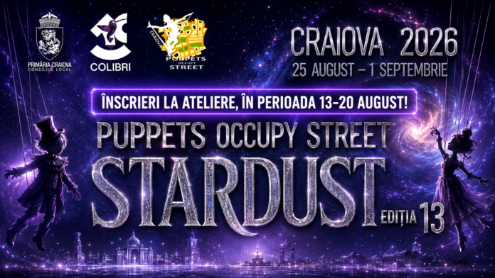 Craiova: Ateliere gratuite la Festivalul Puppets Occupy Street