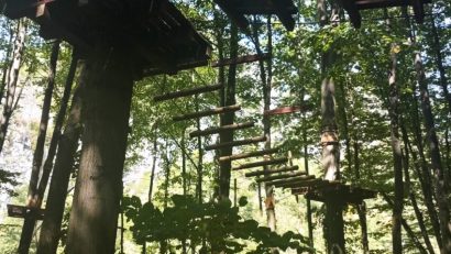 Traseu de aventură amenajat în inima Parcului Național Domogled-Valea Cernei