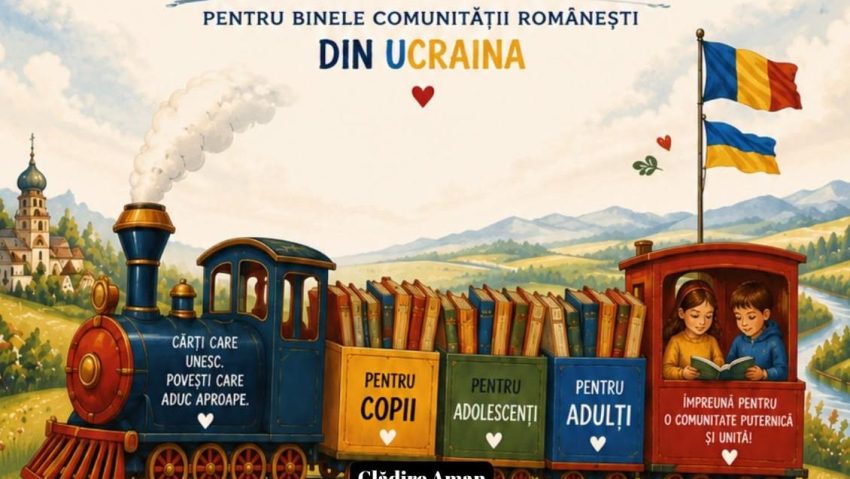 Românii sunt invitați să doneze volume în limba română pentru comunitatea românească din Cernăuți