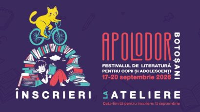 BOTOȘANI: APOLODOR deschide înscrierile la atelierele ediției 2026