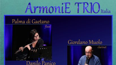 BACĂU: ArmoniE TRIO, în concert la Centrul de Cultură „George Apostu”