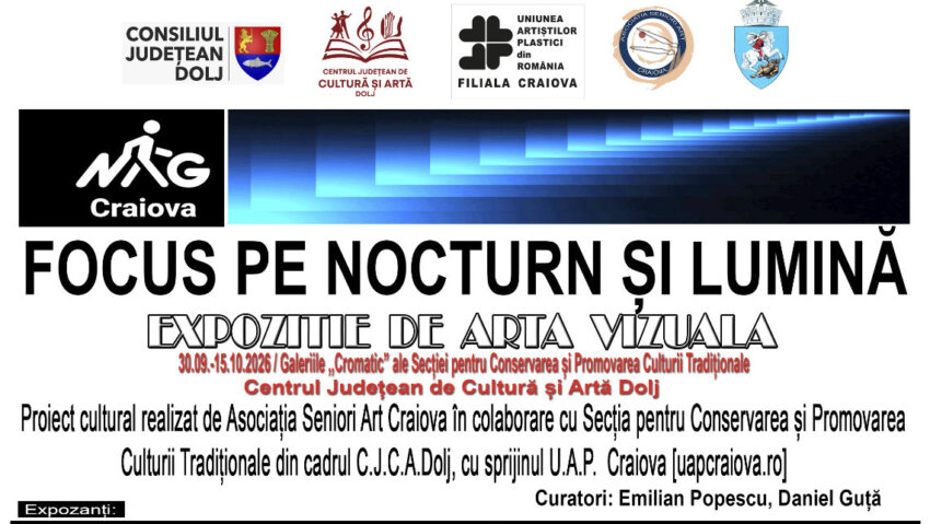 CRAIOVA: Expoziția ”Focus pe nocturn și lumină“, la Galeriile Cromatic