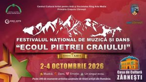 Festivalul Național de Muzică și Dans “Ecoul Pietrei Craiului”, între 2 și 4 octombrie, la Zărnești