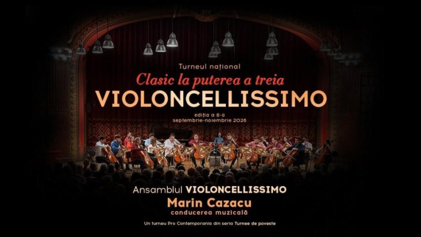A VIII-a ediție a Turneului Violoncellissimo, în mai multe oraşe din România