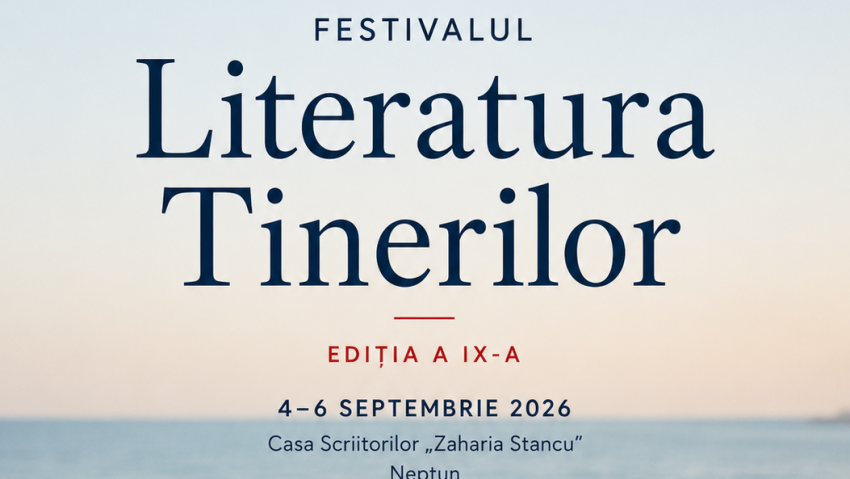 Festivalul „Literatura Tinerilor”, ediția a IX-a, va avea loc la Neptun