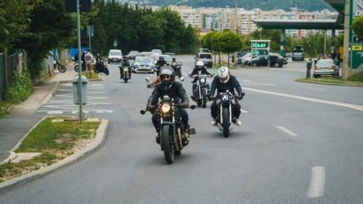 Întâlnire moto, plimbare și concerte, la Cluj Poker Run