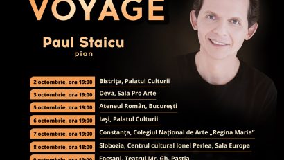 Nou turneu național susținut de pianistul Paul Staicu: Classic. Jazz. Voyage.