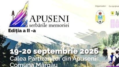 Apuseni – Serbările Memoriei, în perioada 19 – 20 septembrie