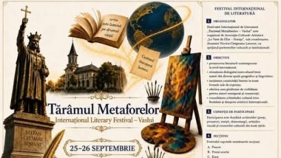 Vasluiul devine, la sfârșitul săptămânii, „Tărâmul Metaforelor”