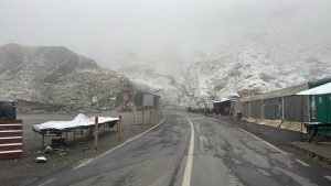Prima ninsoare pe Transfăgărășan