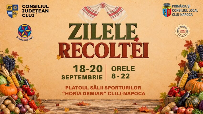 CLUJ: Zilele Recoltei, sărbătoarea toamnei