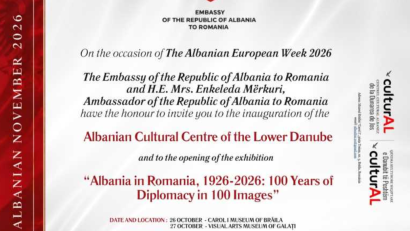BRĂILA: Centrul Cultural Albanez de la Dunărea de Jos va fi inaugurat pe 26 octombrie, la Muzeul ‘Carol I’
