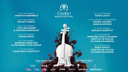 Tarif special pentru elevi, studenți și seniori la concertele duminicale din cadrul Cazino Music Festival