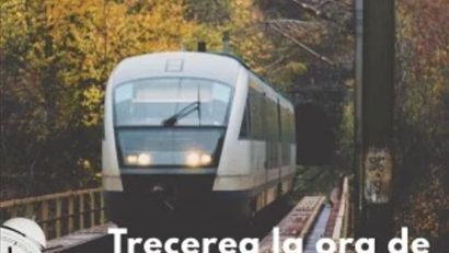 Trecerea la ora de iarnă nu modifică şi mersul trenurilor