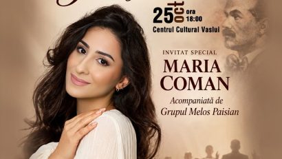 VASLUI: Maria Coman, invitată la Festivalul de muzică corală laică şi religioasă ‘Gheorghe Cucu’