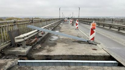 Circulația pe podul Giugiu-Ruse va fi restricționată temporar