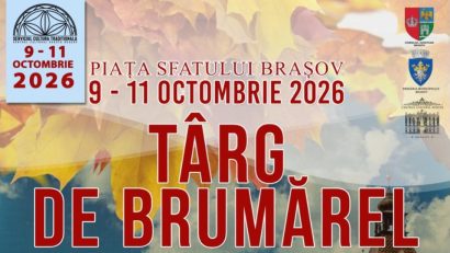 Brașov: Târgul de Brumărel, între 9 și 11 octombrie, în Piața Sfatului