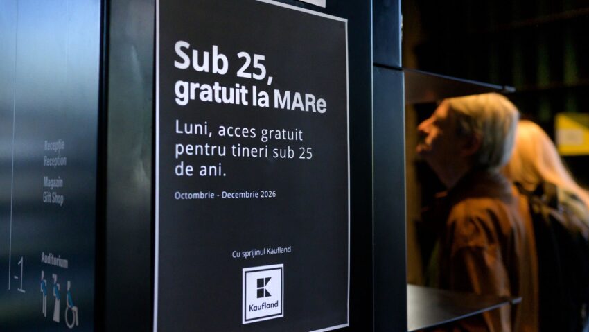 BUCUREȘTI: Tinerii cu vârsta sub 25 de ani au acces gratuit la Muzeul de Artă Recentă