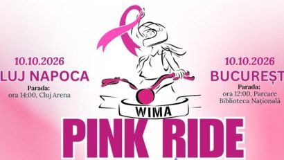 CLUJ: Pink Ride, un eveniment caritabil dedicat femeilor afectate de cancerul de sân